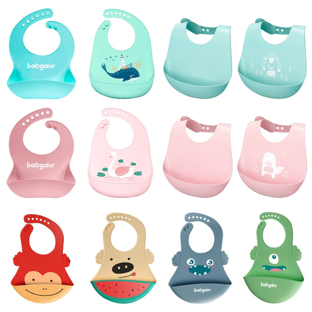 Baby Bibs Waterproof Silicone