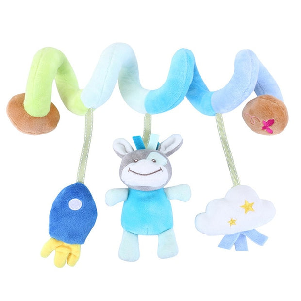 Plush Infants Baby Toys Rattle Teether ,Hanging Stroller Toys