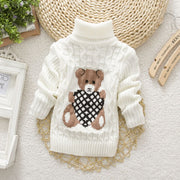 Toddler Girls Winter Sweater Knit Pullover Toddler