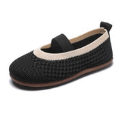 Knitted Elastic Band Girls Shoes