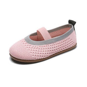 Knitted Elastic Band Girls Shoes